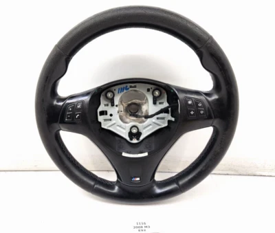 ✅ 08-13 OEM BMW E90 E92 E93 M3 Steering Wheel Leather MT Black *NOTE - Image 1 of 4