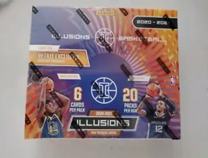 2020-21 Panini Illusions Basketball 20 Pack Retail Box Factory Sealed AA - Picture 1 of 9