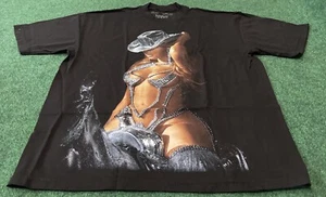 Beyoncé Official Renaissance World Tour Merch Cowboy Hat T-Shirt Large NWOT - Picture 1 of 5