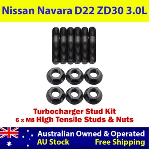 High Tensile Turbo Charger Stud Kit For Nissan Navara D22 ZD30 3.0L - Bild 1 von 5