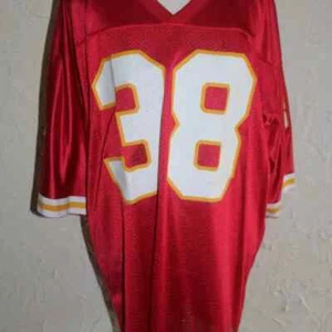 Camiseta deportiva de fútbol americano de colección de NIKE TEAM SIN LOGOTIPO DE EQUIPO No 38 talla grande - Imagen 1 de 11