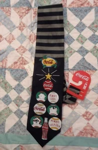 NEW Coca Cola Coke Polar Bear Christmas Tie NWT - Picture 1 of 6