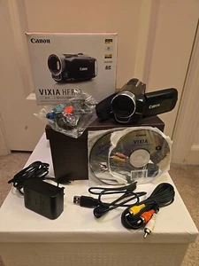 Canon VIXIA HF R10 Full HD Camcorder w/ 8GB Internal Flash Memory (Black) *216 - Picture 1 of 9