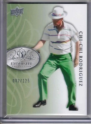 2013 2014 UD Exquisite PGA golf Chi-Chi Rodriguez base basecard /125 card #21 - Image 1 of 2