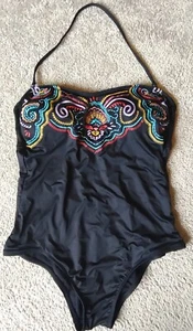 APT. 9 1 Pc. Bathing Suit Embroidered Front Size Large - Picture 1 of 8