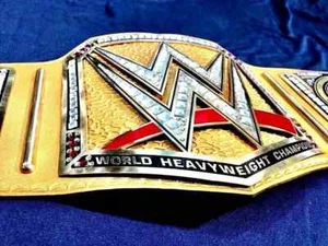 World Heavyweight Championship Title Belt Wrestling Belt Adult Size Replica 2MM - Picture 1 of 6