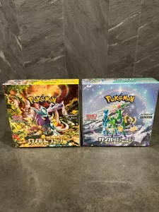 Pokemon Card Booster Box Wild Force & Cyber Judge sv5K sv5M Japanese w/shrink - Picture 1 of 5