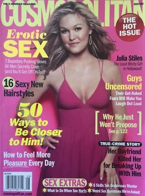 Cosmopolitan Fashion Magazine August 2007 - Julia Stiles - Carmen Electra Foto 1 de 4