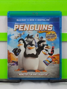 PENGUINS OF MADAGASCAR DREAMWORKS ANIMATION 2-DISC DVD & BLU RAY - Picture 1 of 3