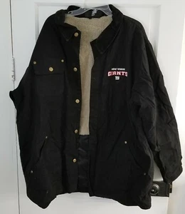 New York Giants NY NFL Team Apparel Reebok Faux Sheepskins Jacket Size 2XL - Bild 1 von 3