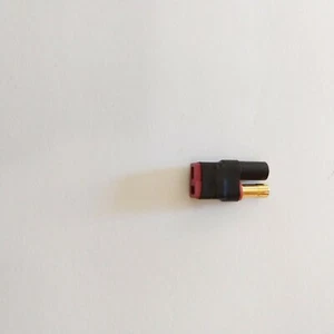NO WIRES CONNECTOR - 5.5MM FEMALE TO MALE T-PLUG ADAPTER (DEANS STYLE) - TURNIGY - Picture 1 of 2