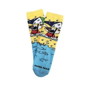 Jonathan the Dog in the Rain with an Umbrella Socks (Age 3-7) - Picture 1 of 6