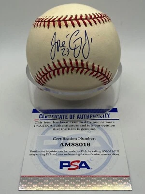 Jose Cruz Jr Blue Jays Giants Rays Signed Autograph OMLB Baseball PSA DNA *15 - Image 1 of 2