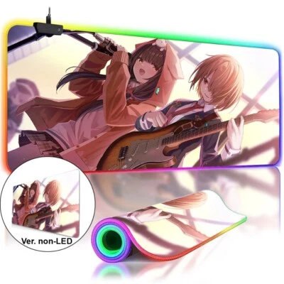 Anime Ruka Kayamori Oversized LED Mouse Pad Heaven Burns Red Keyboard Desk Mat - Image 1 of 4