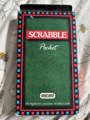 Vintage Spears Pocket Travel Scrabble with Magnetic Tiles 1992 Complete Boxed - Image 1 of 4