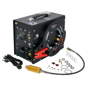 Compresor de aire portátil PCP 4500 psi 300 bar compresor de parada automática de alta presión  - Imagen 1 de 20