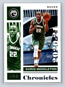Panini Chronicles #28 2020-21 Khris Middleton Milwaukee Bucks - Imagen 1 de 2