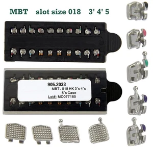 Brackets de ortodoncia brackets OC ortodoncia MIM MBT 018 345 ganchos 5-5 10 kits - Imagen 1 de 8