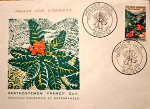 FDC Noumea flower of New Caledonia & Dependencies 1964 nice illustrated cancel 1 - Picture 1 of 1