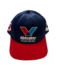 Vintage Mark Mark Valvoline Racing Snapback Cap Hat #6 Cummins Red White Blue - Picture 1 of 8