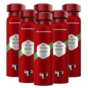 6x Old Spice Restart Deodorant Body Spray, Long-Lasting Men's Deodorant, 150ml - Picture 1 of 1
