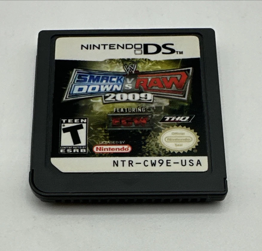 WWE Smackdown Vs. Raw 2009 Featuring ECW (Nintendo DS) Cartridge Only, Tested - Image 1 of 1