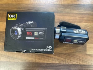 Delmodes 8K 64MP Video Camera Camcorder with IR Night Vision Vlogging Camera - Picture 1 of 6