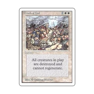 WOTC MtG Unlimited Wrath of God (R) Fair - Picture 1 of 1