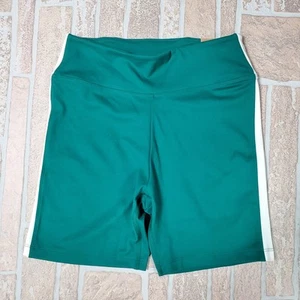 NEW Victoria's Secret PINK Active 6" Bike Shorts High Waist Green Sz M - Picture 1 of 8