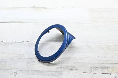 01-06 BMW E46 M3 Front Left Driver Side Bumper Fog Light Lamp Ring Cover Blue - Изображение 1 из 4