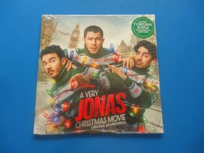 A Very Jonas Brothers Christmas Movie LP (2025) NEW Shrink Wrap Tear Green Vinyl - Image 1 of 4