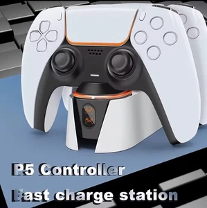 PS5 Ladestation mit Schnelllade LED Anzeigefür Playstation5 DualSense Controller - Bild 1 von 3