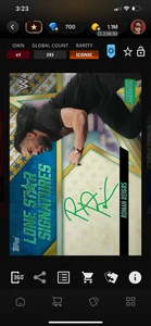 DIGITAL Topps WWE Slam Stadium Club 25 Roman Reigns LE Green Lone Star 350cc - Foto 1 di 2