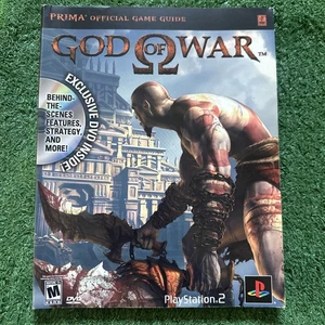 God Of War PS2 Prima Offizielles Spiel Strategiehandbuch mit DVD - Bild 1 von 3