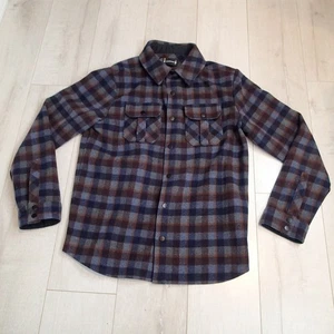 Smartwool Anchor Line Shirt Jacket, Men’s L Plaid Button Down Heavy - Picture 1 of 20