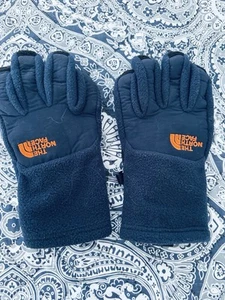 Boys’ North Face Fleece Gloves (snap together) Size M - Picture 1 of 5