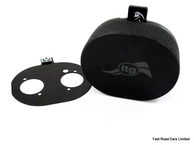 Weber 45 DCOE ITG ALLOY TOP AIR FILTER WITH BASE PLATE FIT KIT 65mm HIGH - Image 1 of 2