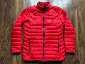 Hilti wattierte gefütterte Jacke 90% Daunen 10% Federn UK (XL) rot neu mit Etikett UVP 119£ - Bild 1 von 13