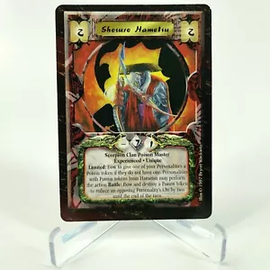 Shosuro Hametsu Experienced L5R Legend of the Five Rings CCG Time of the Void NM - Picture 1 of 2