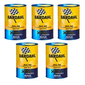 5 Litri Olio Motore Bardahl XTA 5W30 per Auto ACEA C3 C4 RN0720 Polarplus 100% - Photo 1/8