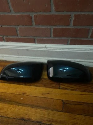Juego de cubiertas de espejos retrovisores exteriores negras Toyota Tacoma 2016 2017 202  Foto 1 de 3
