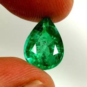 2,39ct Natürlicher Smaragd Perfekte Birnenform AAA Exklusive Kollektion Edelstein - Bild 1 von 4