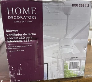 Home Decorators Collection Merwry 52 in. Integrated LED Indoor Replacement Parts - Picture 1 of 18