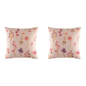 2x Kas Australia Tess Filled Cushion/Pillow Decor Square 50x50cm Multicoloured - Picture 1 of 5