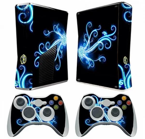 Dark Flower 033 Vinyl Decal Skin Sticker for Xbox360 slim and 2 controller skins - Picture 1 of 1