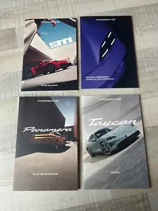 SET 4x brochure prospekt Porsche 911 Panamera Taycan Macan facelift 2024 my 2025 - Afbeelding 1 van 11