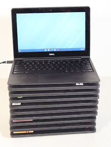 Lot of 10 Dell Chromebook 11 CB1C13 11.6" 16GB SSD 4GB Celeron 2955U No Chargers