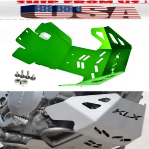 US! Green Skid Plate Engine Guard Protector For KAWASAKI KLX300 /R KLX250 /R/S - Foto 1 di 11