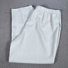 Blair Dress Pants Womens Plus 22W Light Gray Elastic Waist Pockets Check Stitch