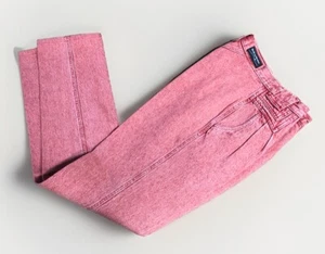 Jeans western vintage Ms Rocky Mountain vita alta donna 9-10 rosso fondo nudo - Foto 1 di 16